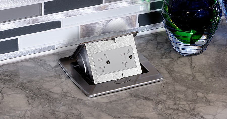 Lew Electric PUFP-CT-SS-DS-PB open on counter