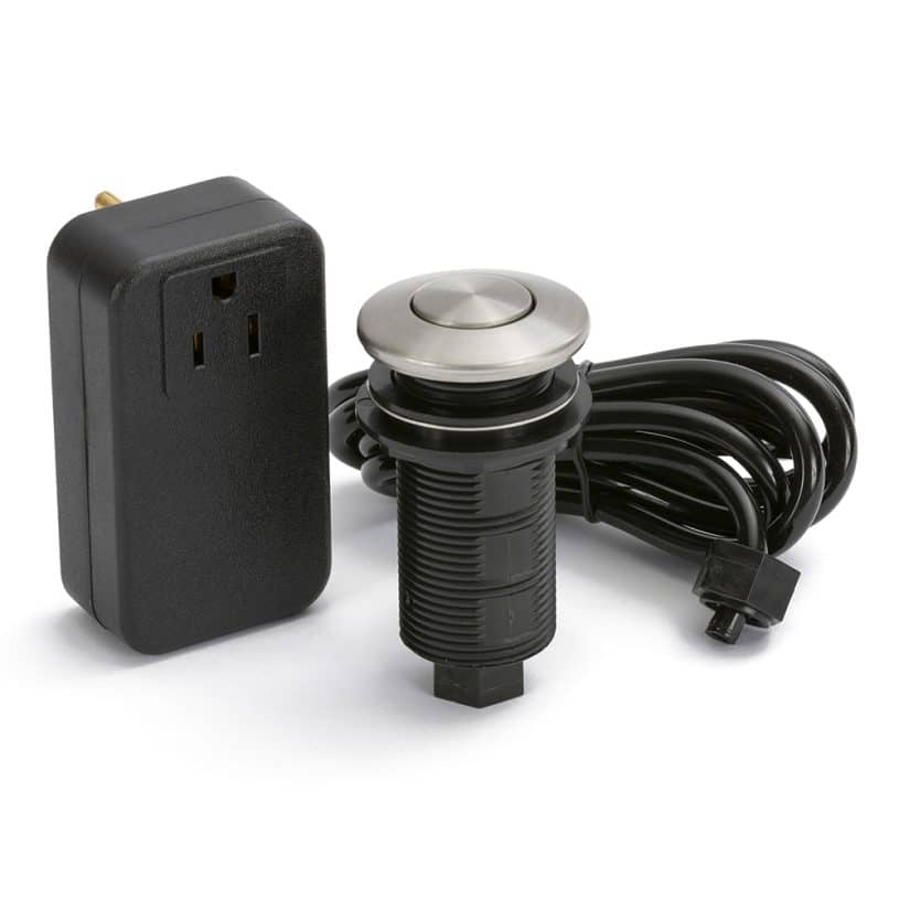 Disposal Air Switch Kit – Stainless Metal Button