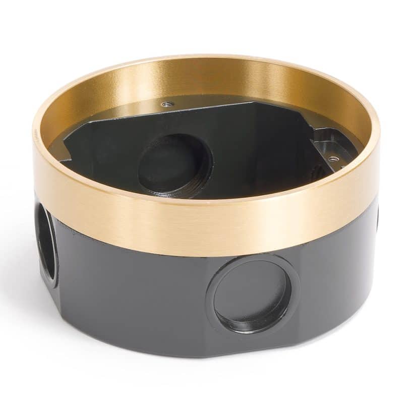 Round Shallow Die Cast Aluminum Floor Box