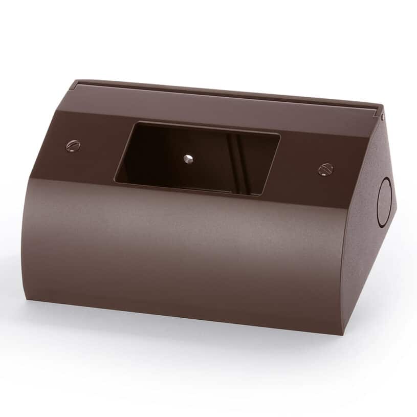 Under Cabinet Power Box – Brown Metal